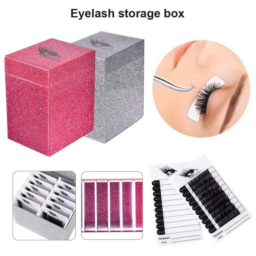 

10 Layers Eyelash Storage Box Eyelashes Holder Case Grafting Eyelash Extension False Eyelash Makeup Organizer Makeup Tools