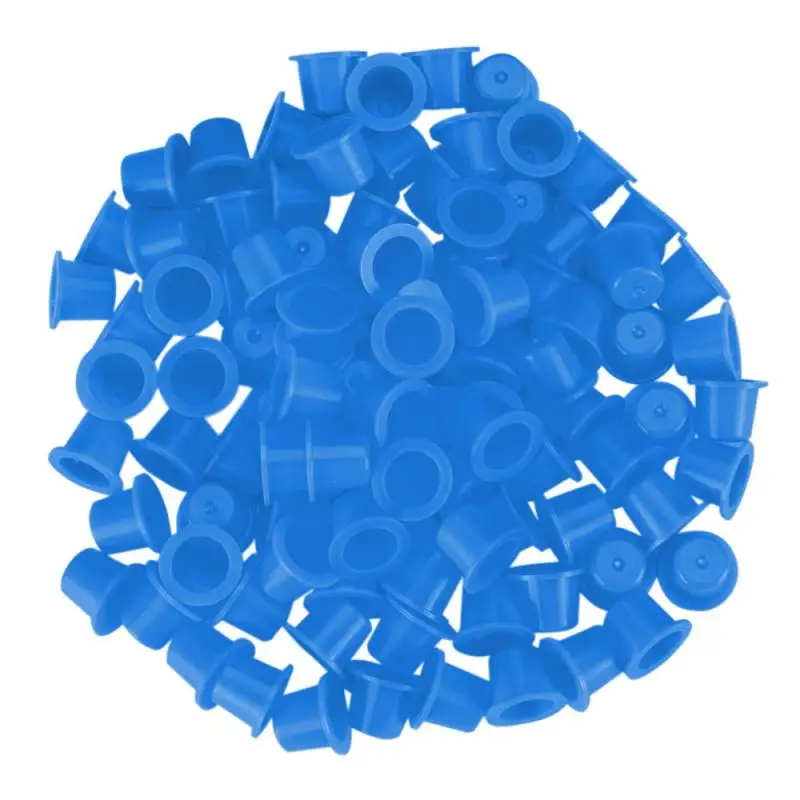 Лидер продаж 100 шт. маленькие пластиковые чашки для чернил татуировок контейнер