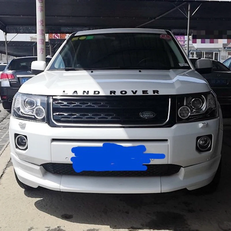 3 шт./компл. 2010- freelander 2 ABS Пластик Неокрашенный фронт бампера v-стиля для Land Rover freelander 2