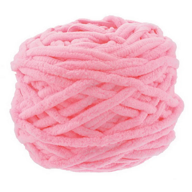 7-8 мм диаметр пряжа DIY мягкая пряжа ледяная линия одинарная прядь грубая ила для шерсти одеяло тапочки линия шарф шляпа шарф линия - Цвет: C