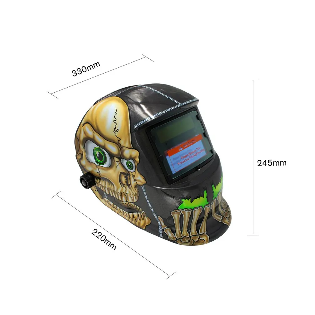 Автоматическая переменная фотоэлектрическая Пиратская/107 привидений Сварочная маска аргоновая дуговая сварка защитная Рабочая защита экрана