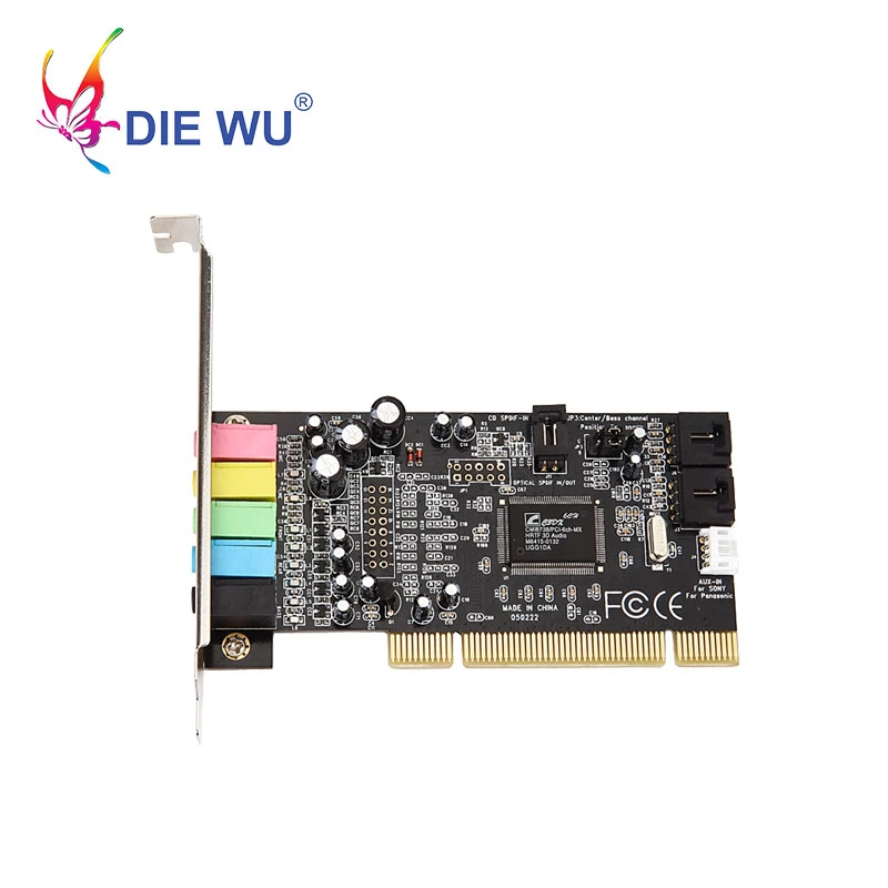 Classic Pci Sound Card 5 1ch Cmi8738 Chipset Audio Digital Sound Card Desktop Pci Sound Card Sound Cards Aliexpress