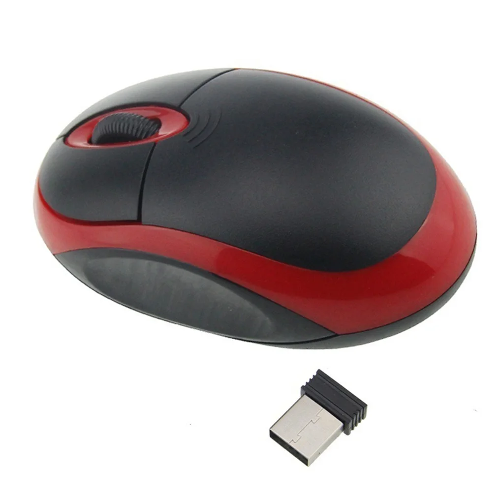 2,4 г цветная беспроводная мышь, мини беспроводная оптическая мышь, Офисная беспроводная компьютерная мышь для ПК и ноутбука - Цвет: NO.1