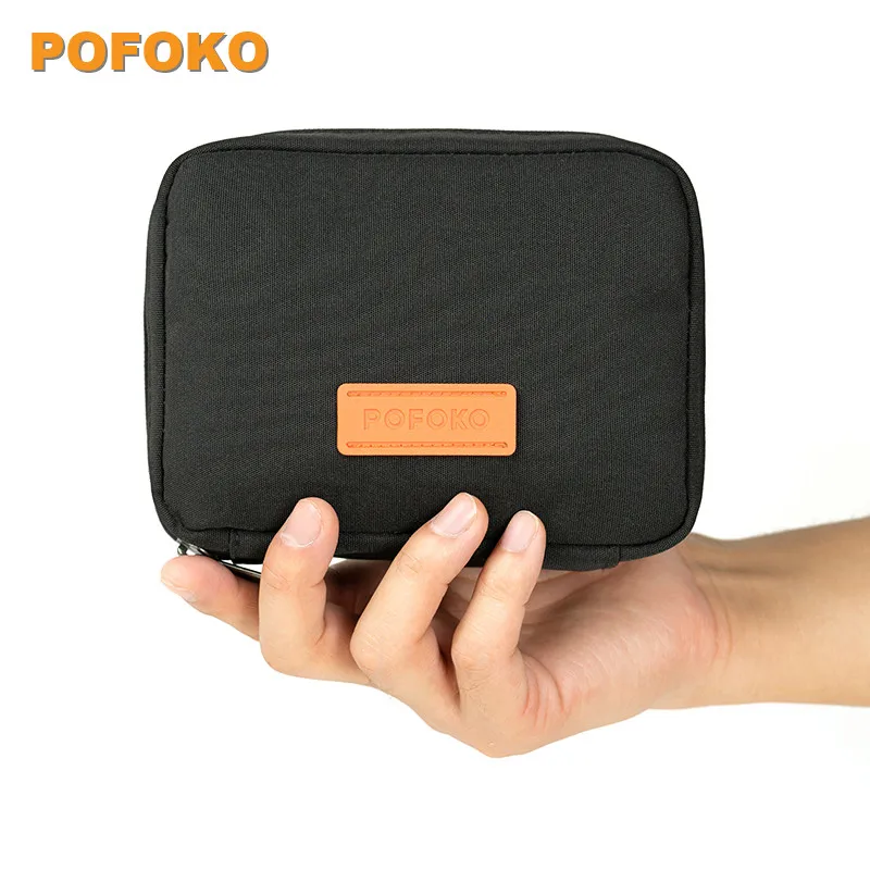 Pofoko Digital Storage Bag Travel Organizer Case for Accessories Charger Power Bank Cable USB Headphones Portable Bag PF02