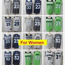 Женские баскетбольные майки из Миннесоты Эндрюс Уиггинс, Jimmy Butler, Karl-Anthony Towns, Kevin Garnett