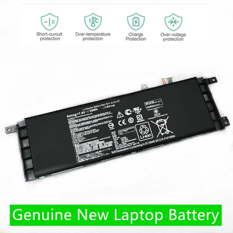 Новый B21N1329 Аккумулятор для ноутбука ASUS D553M F453 F453MA F553M P553 P553MA X453 X453MA X553 X553M X553B X553MA X403M
