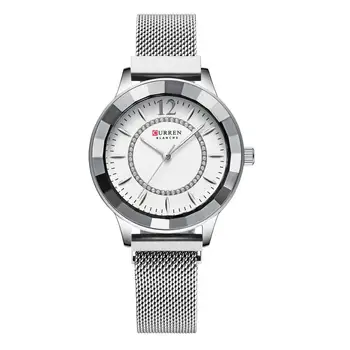 

Curren 9066 Female Top Luxury Women Watches With Stainless Steel Band Women Clock Quartz Watch Waterproof reloj mujer