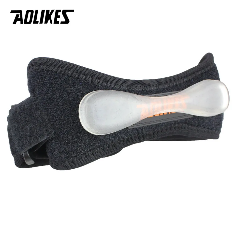 AOLIKES 1PCS Patella Kneecap Band Adjustable Silica Gel Knee Tendon Strap Protector Knee Pads Running Sport Cycling Support