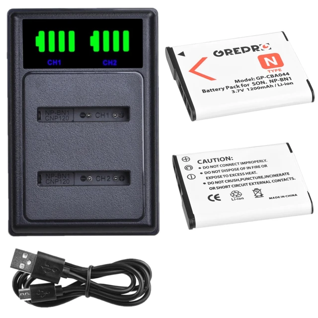  Tectra Smart LED Dual Battery Charger with Type C Port