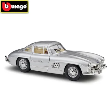 

BBURAGO 1:18 MERED BNZ 1954 MERED-BNZ 300SL Diecasts Sports Car Simulation Alloy Car Model Toy Collection Gifts Free Shipping