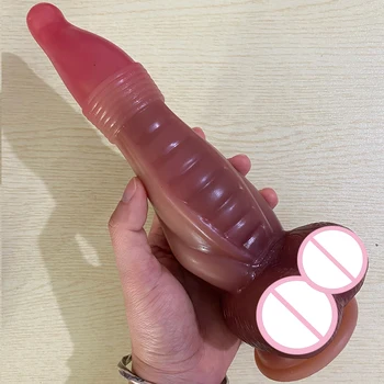 5 Shape Colorful Animal Horse Dildo Dog Wolf Fake Penis Suction Cup Sex Toy for Women Female Masturbate 18 Adult Toy Dragon Dick 6