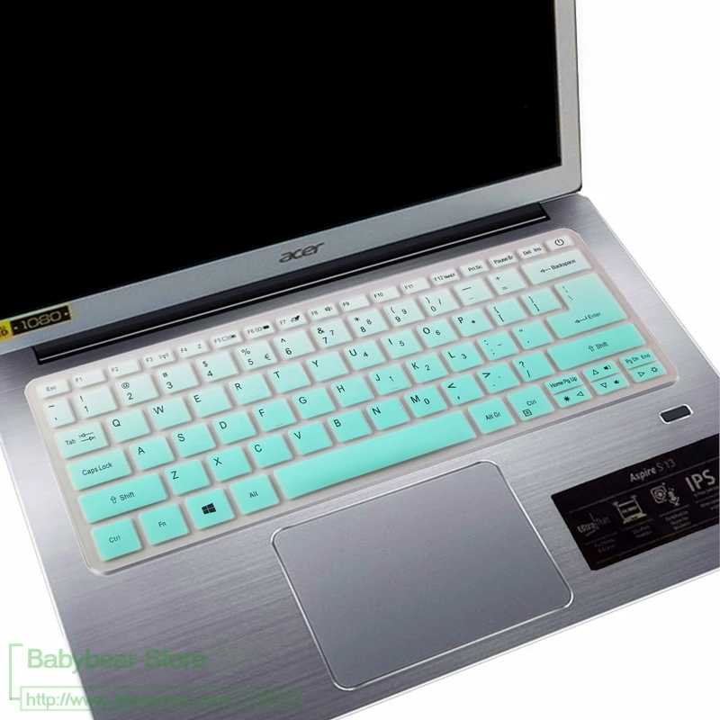 Для acer Спин 3 sp314-51 sp314-53n sp314-53 SP315 51 53n/Swift 3 SF314-56G SF313-51 SF313 14 ''ноутбук клавиатура кожного покрова - Цвет: fadewhiteb