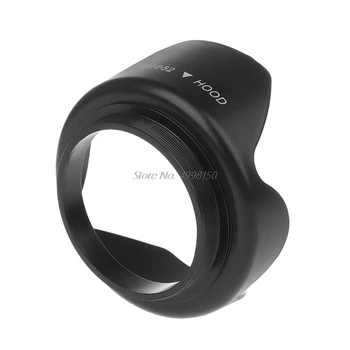 

77/72/67/62/58/55/52/49mm Screwed Flower Petal Sunshade Lens Hood For Nikon Canon Sony DSLR Camera Dropship