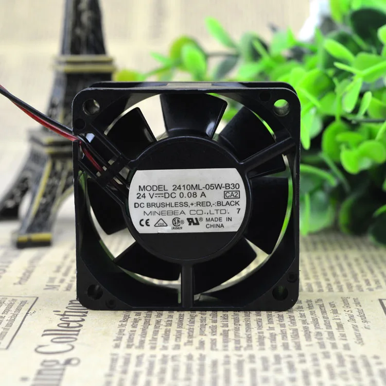 6025 6 см 2410ML-05W-B30 24V 0.08A защиты электродвигателя Вентилятор охлаждения