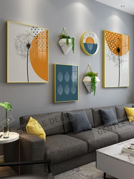 

Modern minimalist PS photo wall suitable for living room sofa background decorative picture frame set family hanging photo album