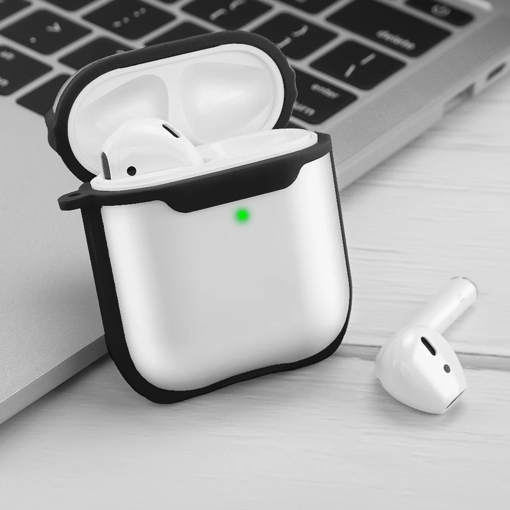 Противоударный чехол для AirPods Pro с брелоком защитный прозрачный 1 2|Наушники и
