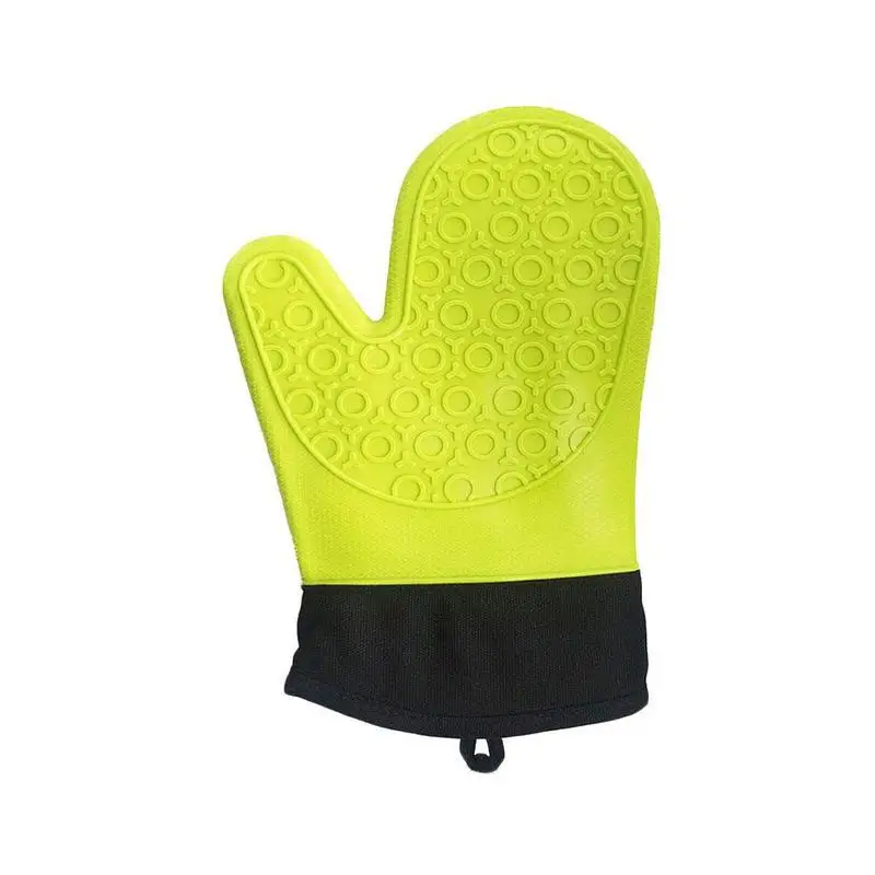 BBQ Cooking High Temperature Gloves Silicone Baking BBQ Hot Gloves Transparent Handle Cake Cream Brush - Цвет: A