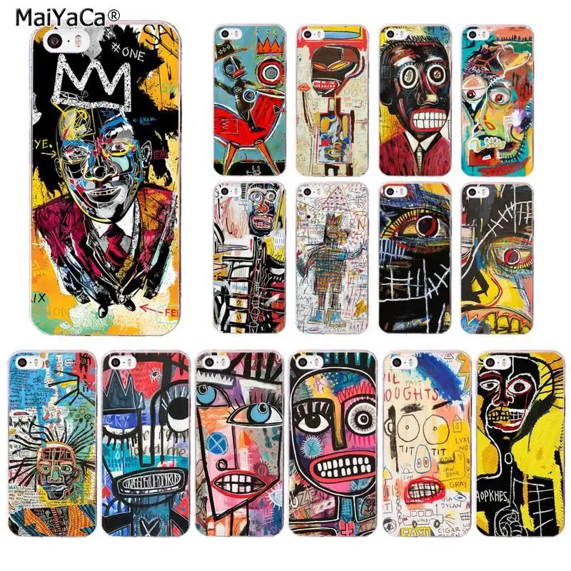MaiYaCa Jean Michel Basquiat Art граффити Мягкий Силиконовый ТПУ чехол для телефона iPhone 11 pro XS MAX