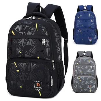 

2019 New Backpack Campus Printed Junior High School Students' Schoolbag Nylon Waterproof Large Capacity Backpack