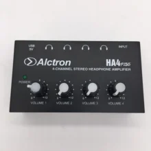Обновленная версия ALCTRON HA4 плюс 4-канальный мини Портативный усилитель для наушников Высокое качество звука для студии и этапа