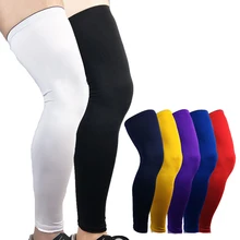 

Lengthen Compression Sports Knee Protector Brace Strap Breathable ANTI-UV Leg Sleeve Basketball Leg Sleeve Knee Support Pads