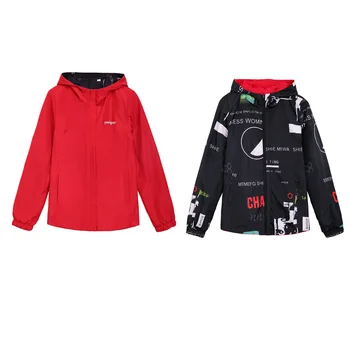 

Women Jacket Spring and Autumn Short Jacket Female Korean Edition Loose Double-sided Hat Popular Workwear Leisure Jacket
