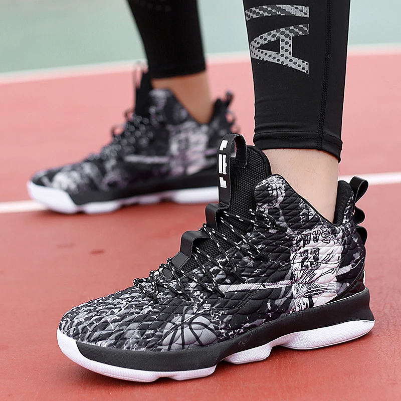 Мужские баскетбольные кроссовки Jordans Lebron James с высоким берцем, ботинки для тренировок в спортзале, ботильоны, женские уличные спортивные кроссовки