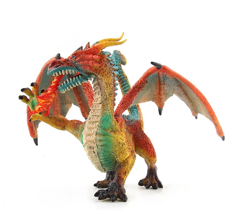 20 см подвижный летающий дракон вариации Дракон статическая модель украшения мягкий пластик стерео моделирование динозавр детские игрушки jm316