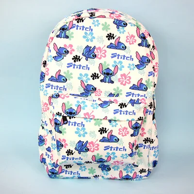 Disney Stitch cartoon children backpack bag for school tote Leisure middle school student handbag fashion travel