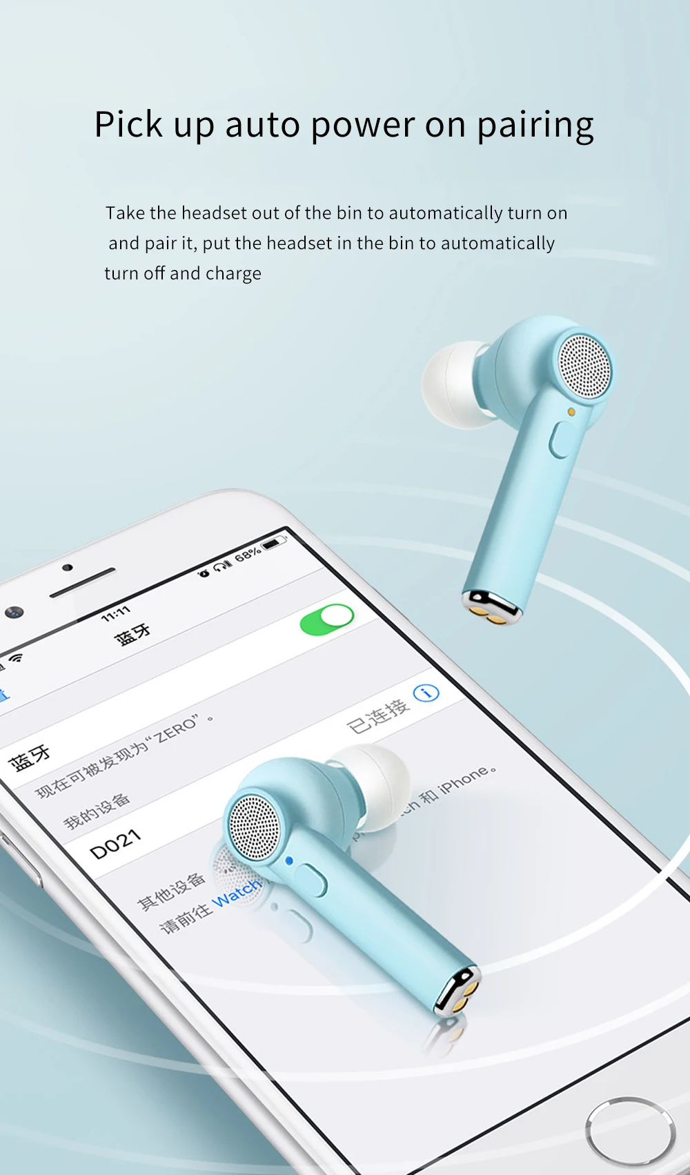 Новинка D012 TWS 5,0 Bluetooth наушники Macaron мини беспроводные Bluetooth наушники мини спортивные наушники портативные деловые наушники