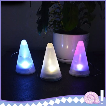 

1pcs RGB/White Hanging Solar Light Cone-shaped Solar Garden Lights Ice White LED Lights Outdoor Lighting Home Garden Decoration