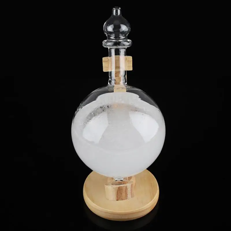 Creative Globe Shaped Storm Glass Bottle Desktop Weather Station Weather Predictor Transparent Ball Storm Glass Home Decor Figurines Miniatures Aliexpress