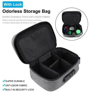 

Smell Proof Bag With Combination Lock Waterproof Odor Proof Stash Storage Case Container For Home Travel