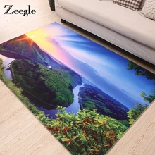 Zeegle 3D натуральный коврик с рисунком креативный коврик для гостиной нескользящий прикроватный коврик для спальни Добро пожаловать