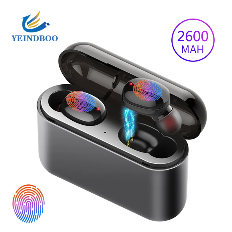 TWS беспроводные наушники Bluetooth стерео гарнитура для телефона с зарядным боксом