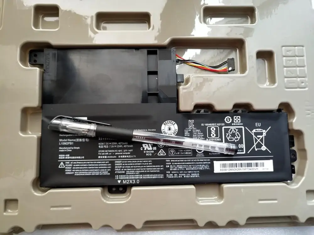35WH New Original Laptop Battery L15M2PB1 L15L2PB1 L15L3PB0 L15M3PB0 L15C2PB1 for Lenovo 7000-14 YOGA 520-14 | Компьютеры и офис