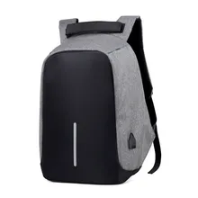 Противоугонная сумка, мужской рюкзак для ноутбука, рюкзак для путешествий, Женский вместительный бизнес рюкзак с зарядкой через USB для колледжа, студентов, школы, сумки через плечо
