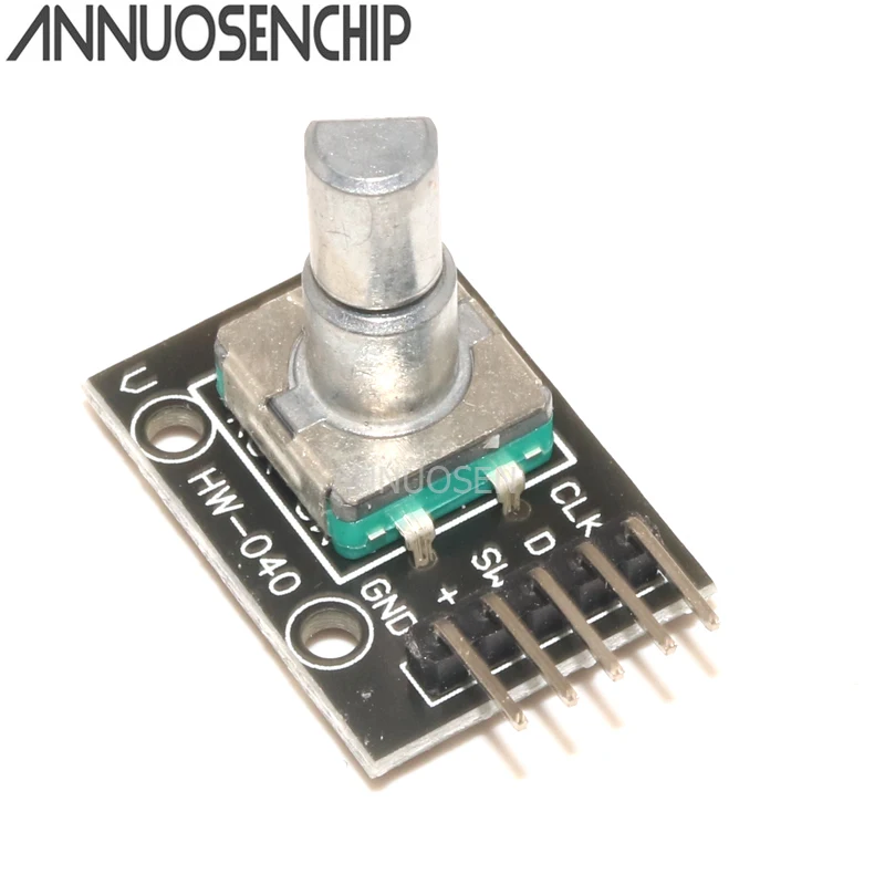 2 шт. KY-040 360 градусов Поворотный модуль кодировщика для Arduino совместимый конструктор переключатель сенсорного модуля макетной платы