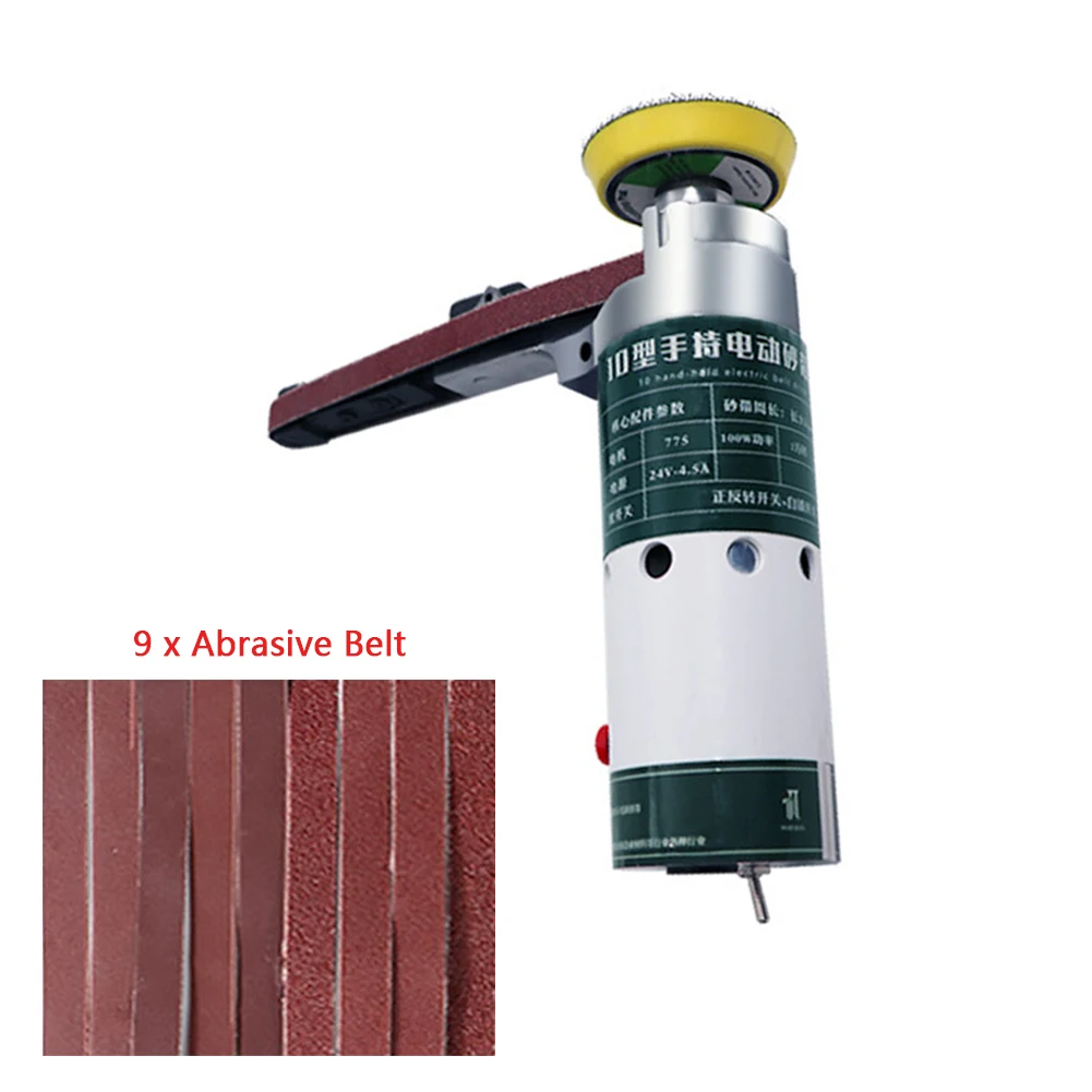 

Handheld Electric Modern Belt Sander Portable Cutter Mini Grinder Edges Polisher Tool Fast DIY Grinding Machine Multifunctional