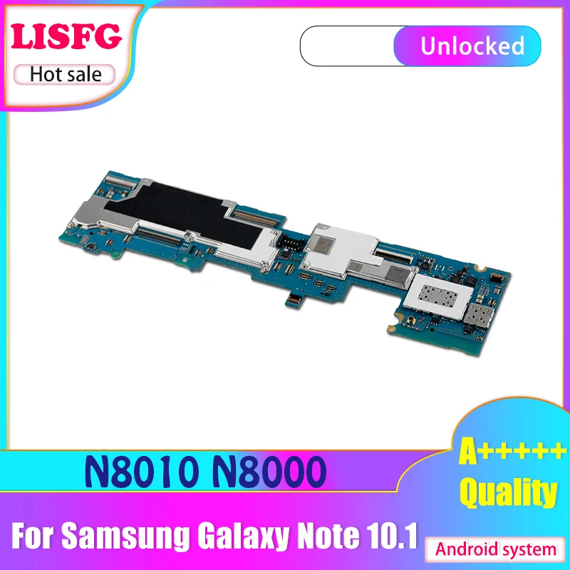 100% оригинал для Samsung Galaxy Note 10 1 N8000 N8010 материнская плата с системой Android
