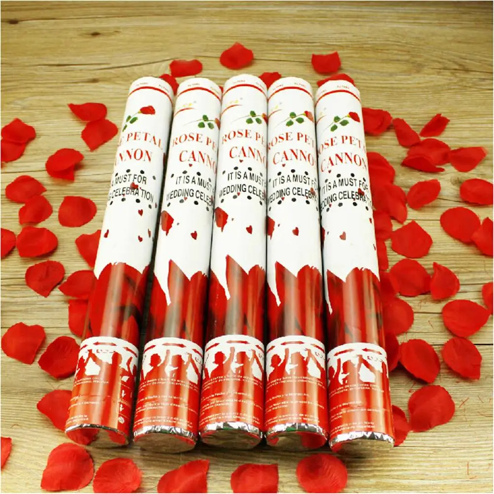 

Confetti Geometric Cannon Rose Popper Petals Types Birthday Piece Square Red Cannon Popper Multicolor Fot Wedding Christmas