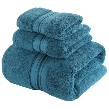 

3pcs Large Cotton Bath Towels Adults Thicken Super Absorbent Fabric Hair Towel Bath Towels Set Bathroom Home Products MM60YJ