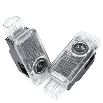 

2X LED Car Door Projector Light Welcome Lamp For AUDI A3 A4 B5 B6 B7 B8 A5 C5 A6 C6 C7 A7 A8 Q3 Q5 Q7 A1 80 V8 8V 8L R8 TT
