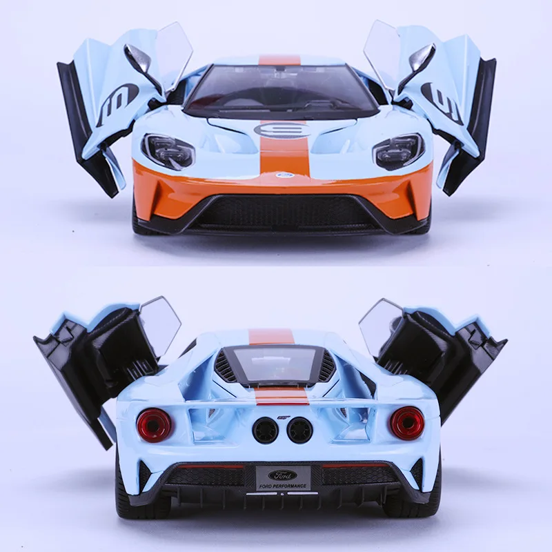 1:18 Модель спортивного автомобиля из сплава модель для Ford GT с контролем рулевого