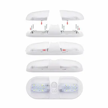 

Accessories Dome Light Trailer Ceiling Cool white 6000-6500K Ultra-thin