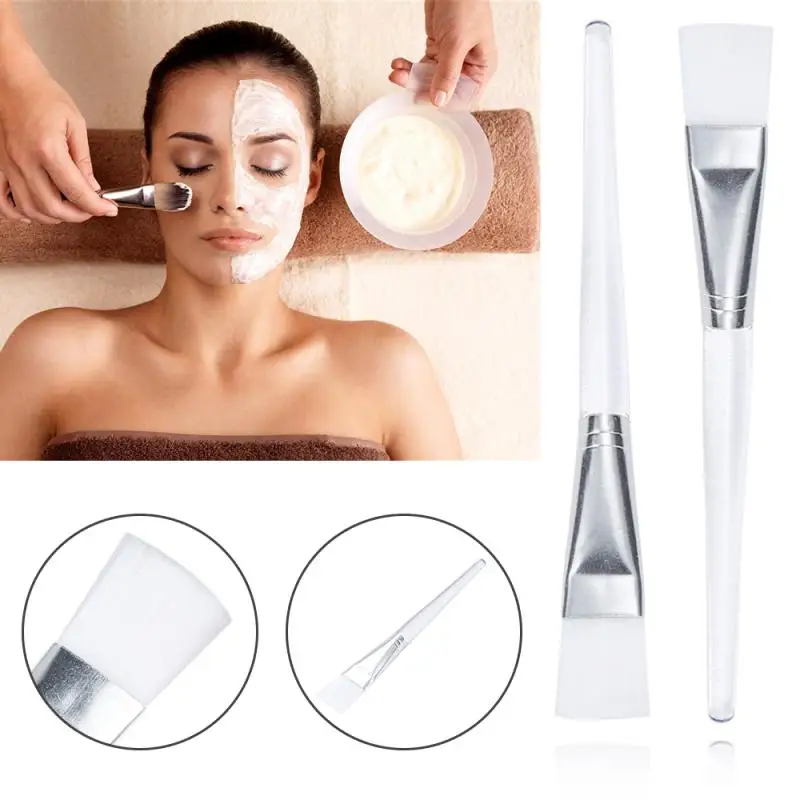 1PC Professional Soft Silicone Mask Brush Face Foundation DIY Mud Mixing Makeup Brushes Cosmetic Make up Face Skin Care Tools