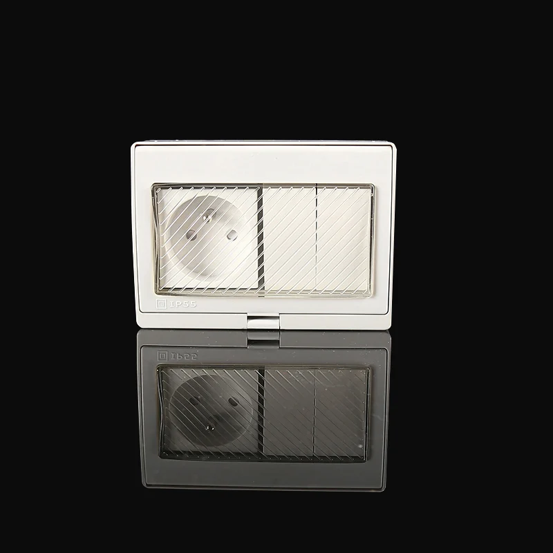 1 Socket 2 Switch Atlectric IP55 FR стандартная Водонепроницаемая Пыленепроницаемая наружная настенная розетка с выключателем питания Выход погодостойкий розъем розетки,socket выключатель света,переключатель,кнопки - Тип: 1 Socket 2 Switch