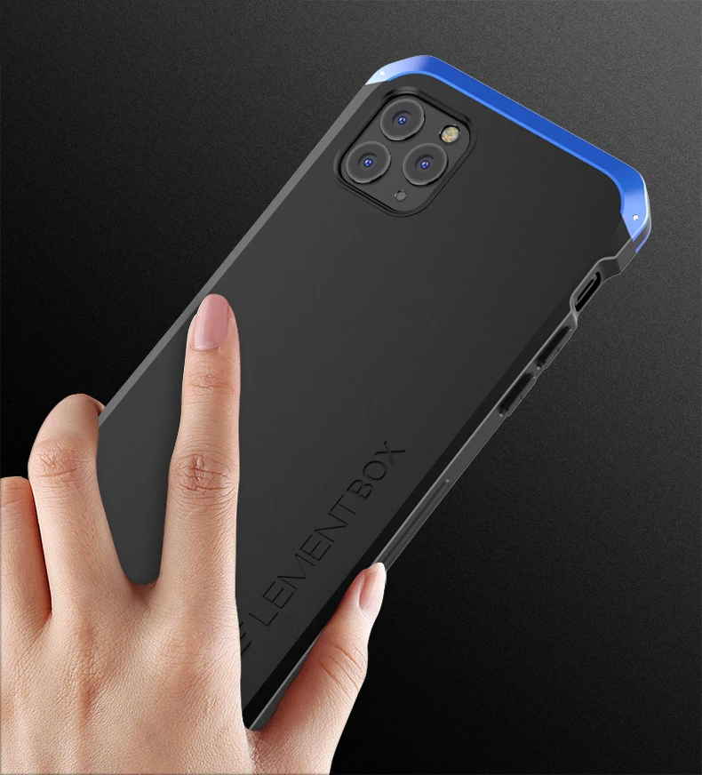 Shockproof Armor Phone Case For iPhone 13 12 Pro MAX 13 Mini 11 XS XR SE 2 8 7 6 Case Aluminum Metal Bumper Matte PC Cover Coque