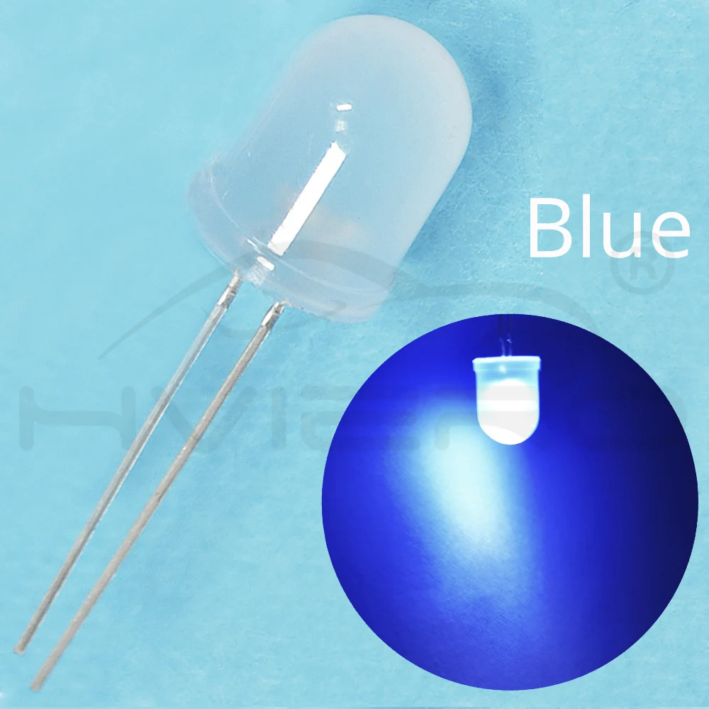 Hviero White Red Green Blue Yellow 10mm Diode Lamp Ultra Bright Diffused 5-6V 8000MCD 1.9~3.4V Emitting diodes LED Bulb Light
