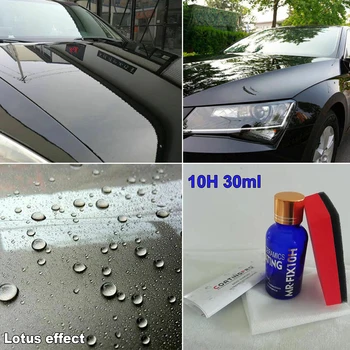 

30ml 10H Car Polish Liquid Nano Ceramic Coat Super Hydrophobic Coating Kit Set